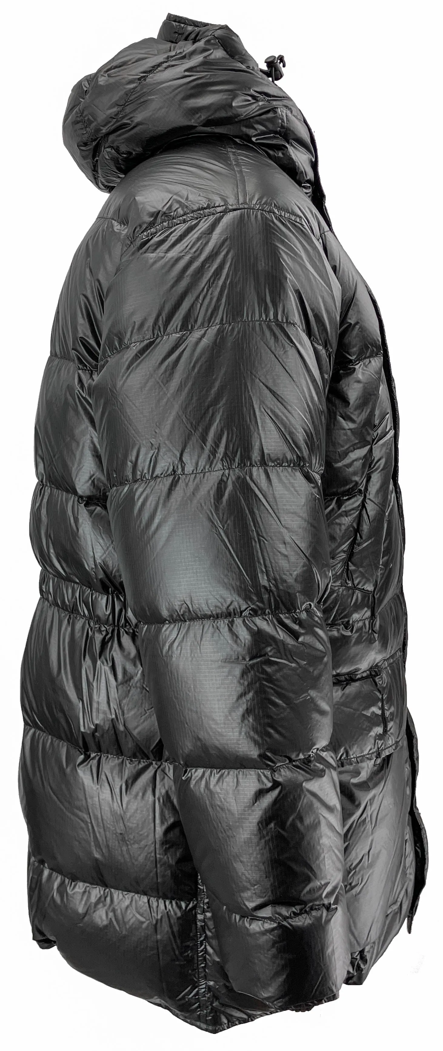 R13 Upside-Down Coat in Black