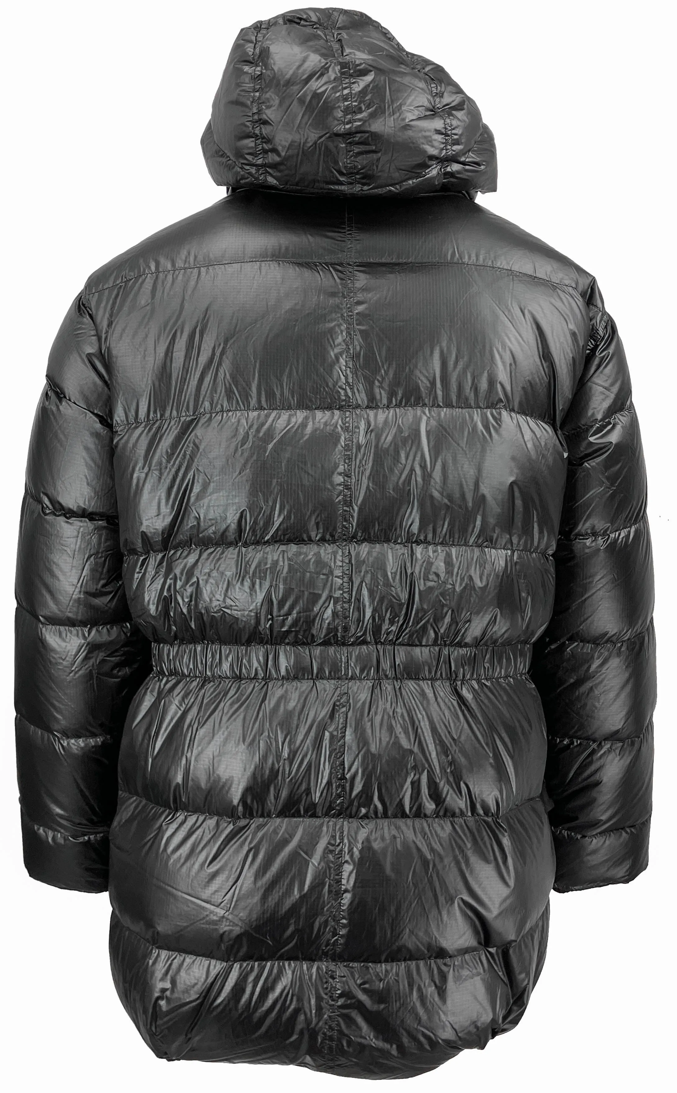 R13 Upside-Down Coat in Black