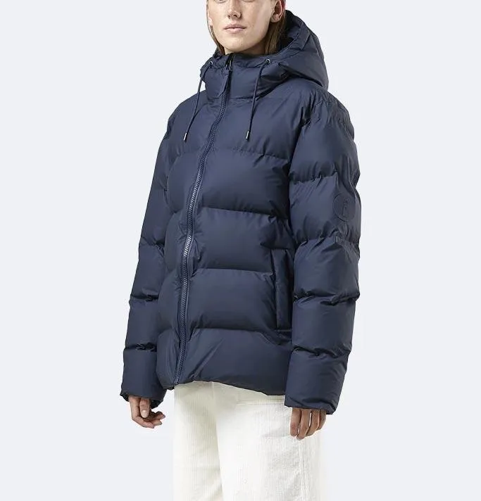 RAINS Unisex Puffer Jacket – Blue