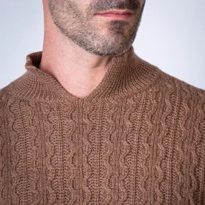 RAKKI SWEATER THE KING OF ROCK TABACCO BROWN