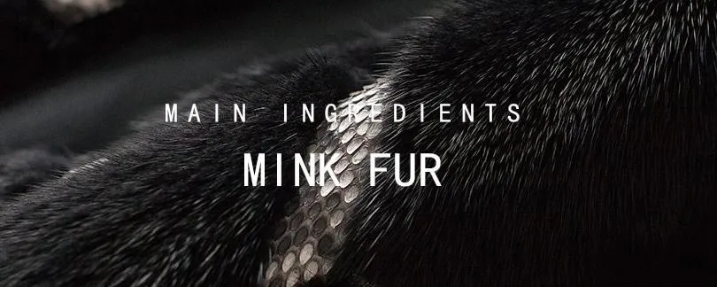 Real Mink Fur Inlaid Snake Print Overcoat with Thick Fox Fur Collar