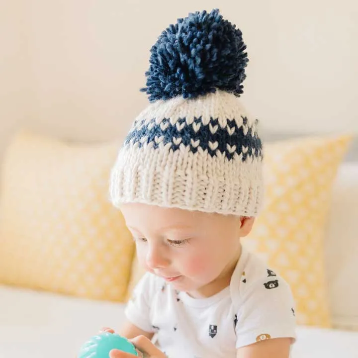 Rebel Natural Knit Beanie Hat  for Babies thru Adults