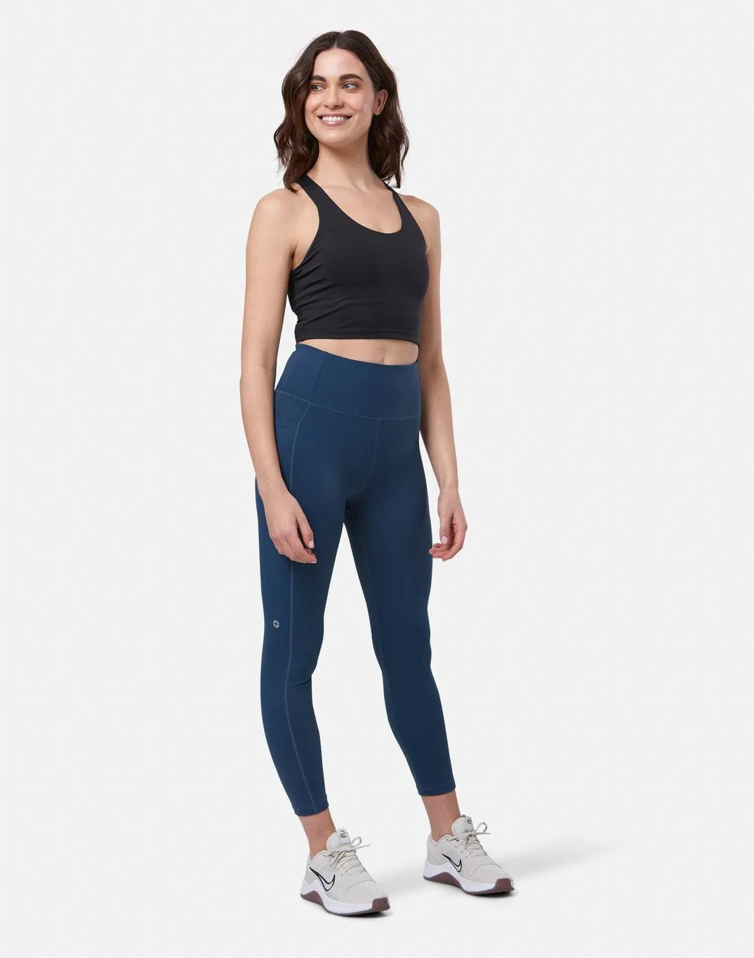 Relentless Legging 7/8 in Petrol Blue