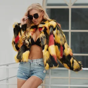 ROCKSTAR Faux Fur Jacket