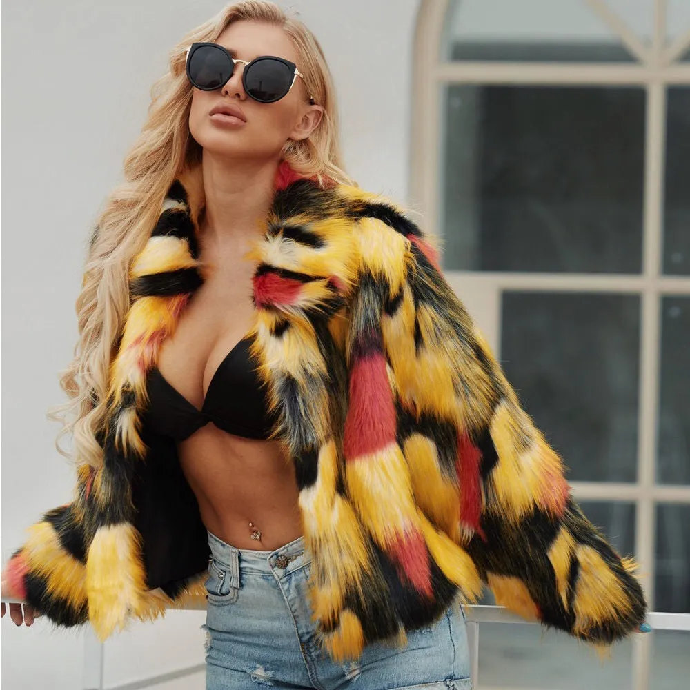 ROCKSTAR Faux Fur Jacket