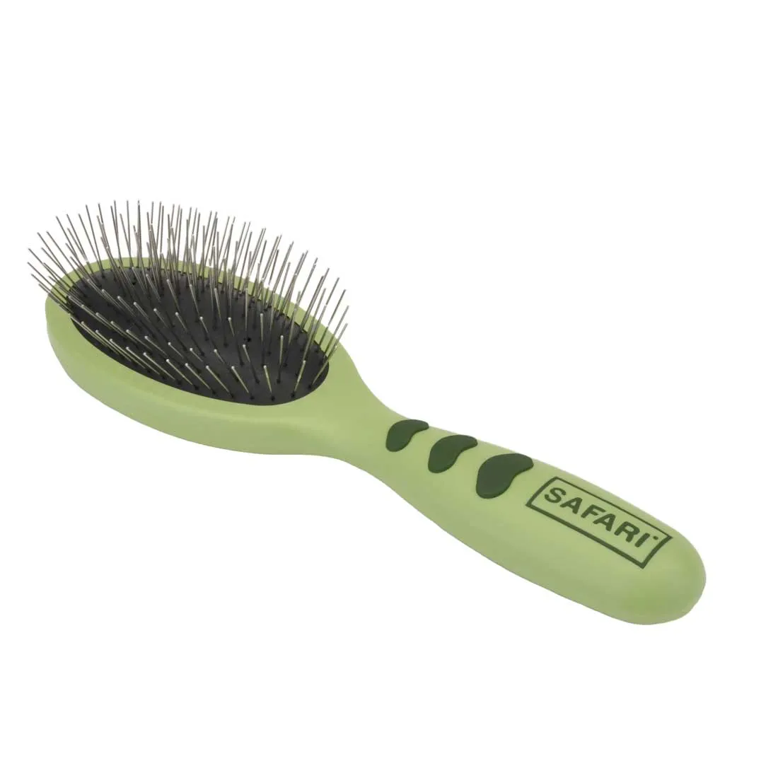 Safari Dog Wire Pin Brush with Plastic Handle