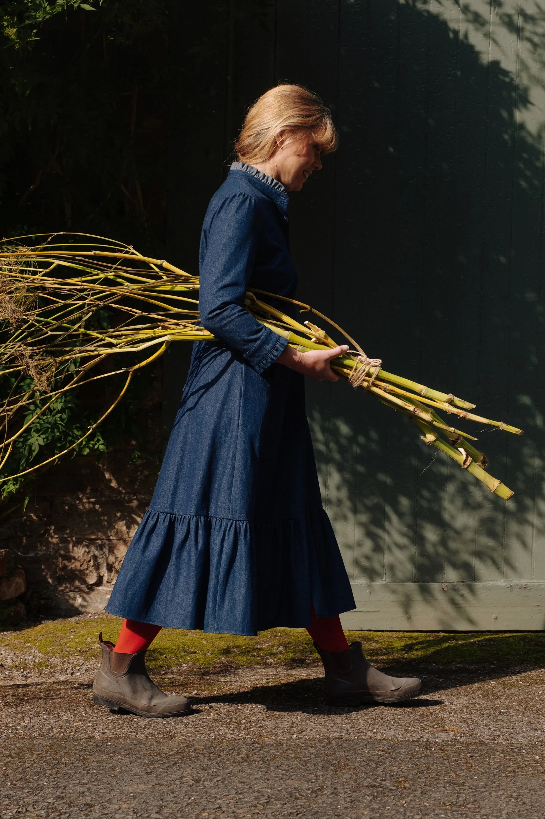 Saltaire Dress in Denim