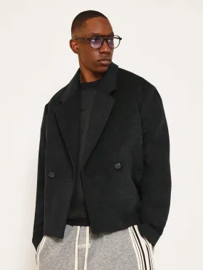 Single Breasted Short Overcoat