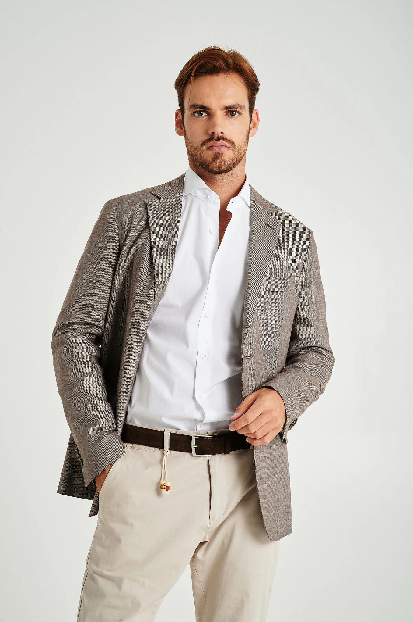 Slim fit stretch blazer