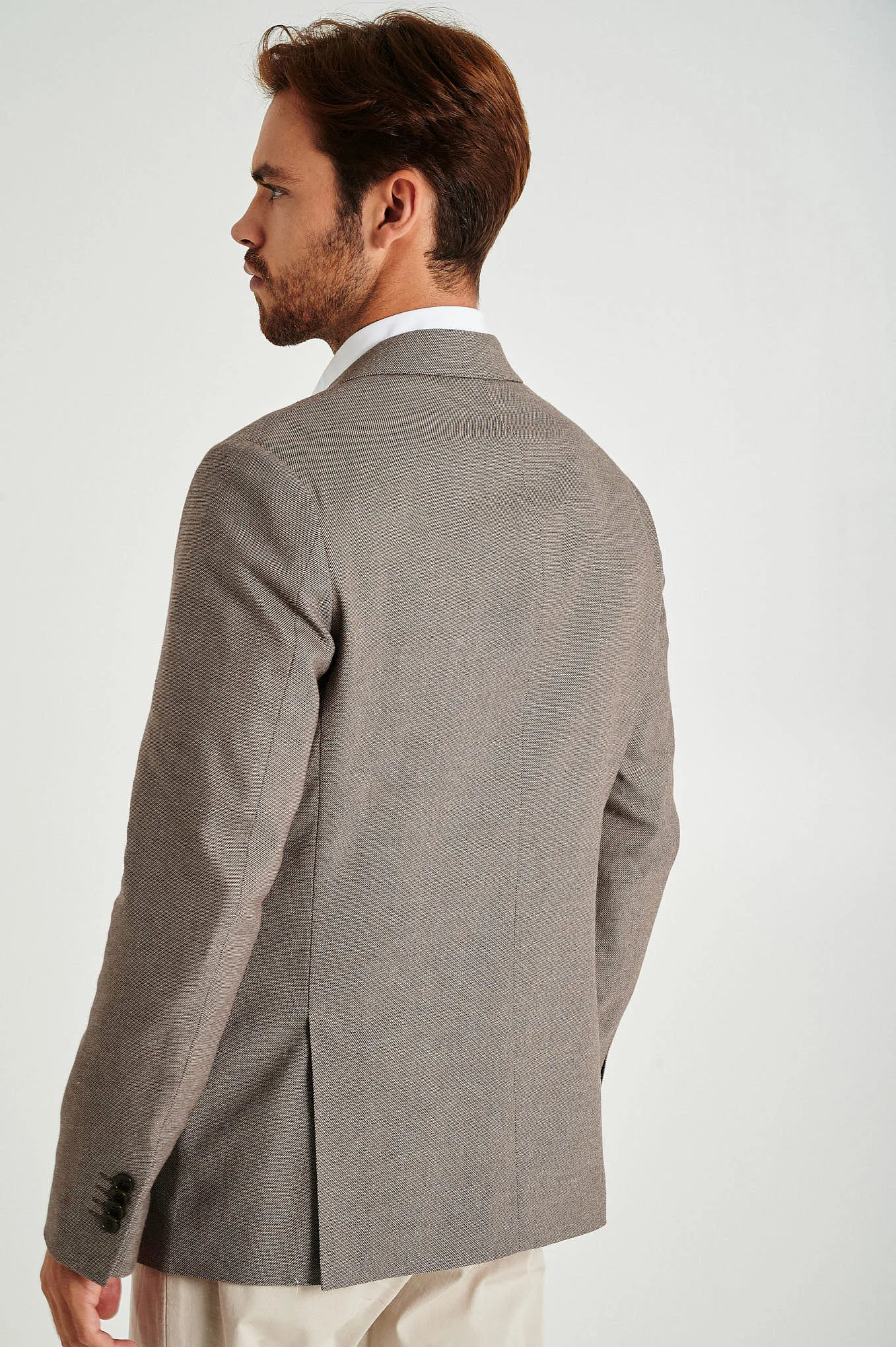 Slim fit stretch blazer