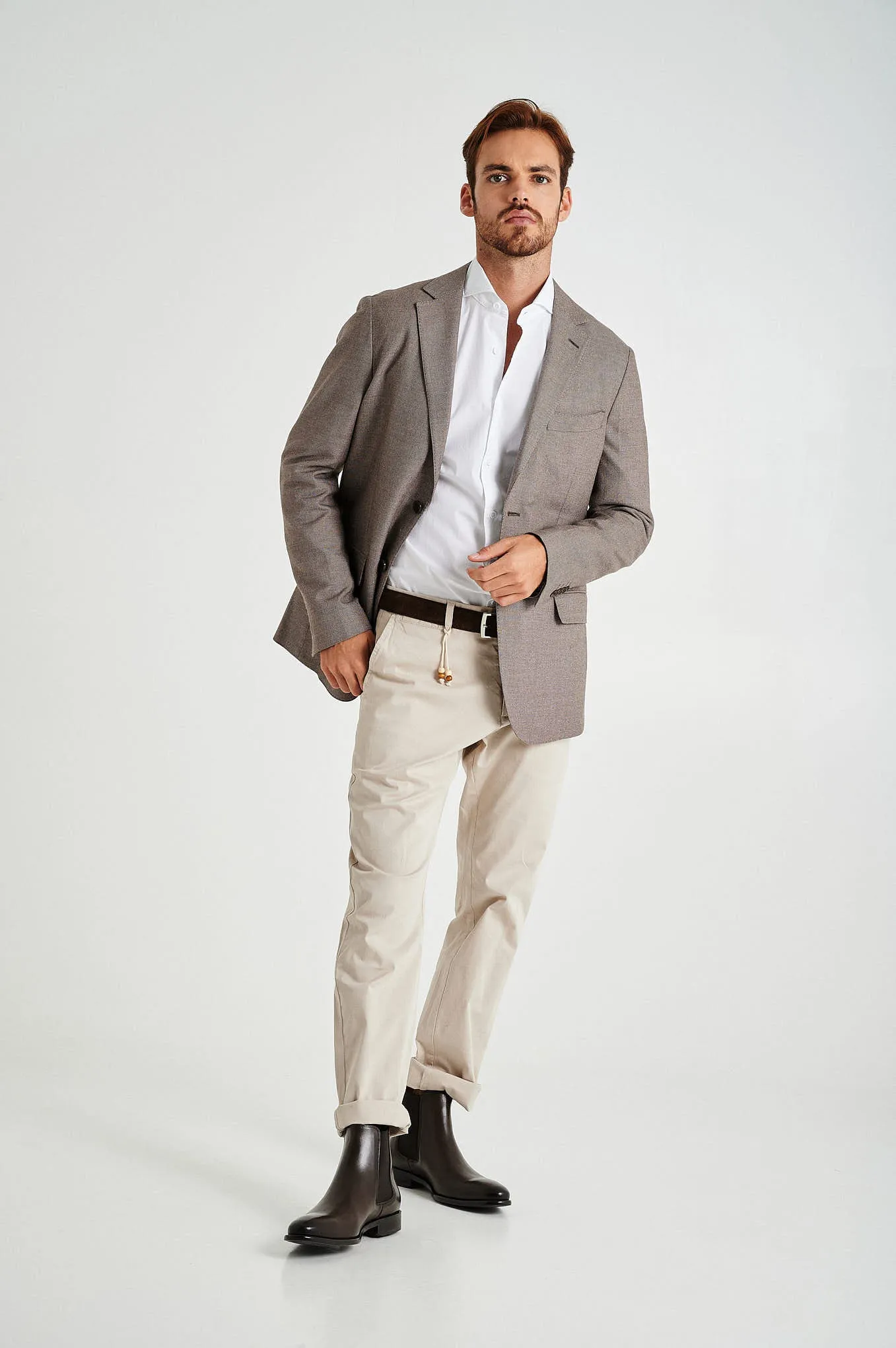 Slim fit stretch blazer