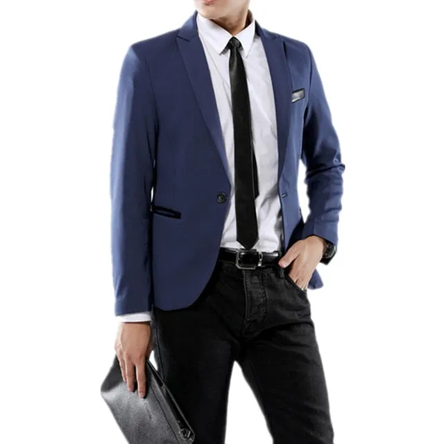 Solid Color Wedding Party Formal Blazers