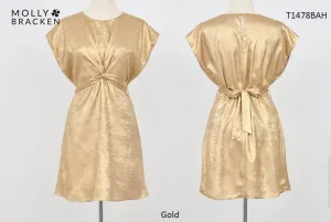 Sparking Gold Holiday Dress