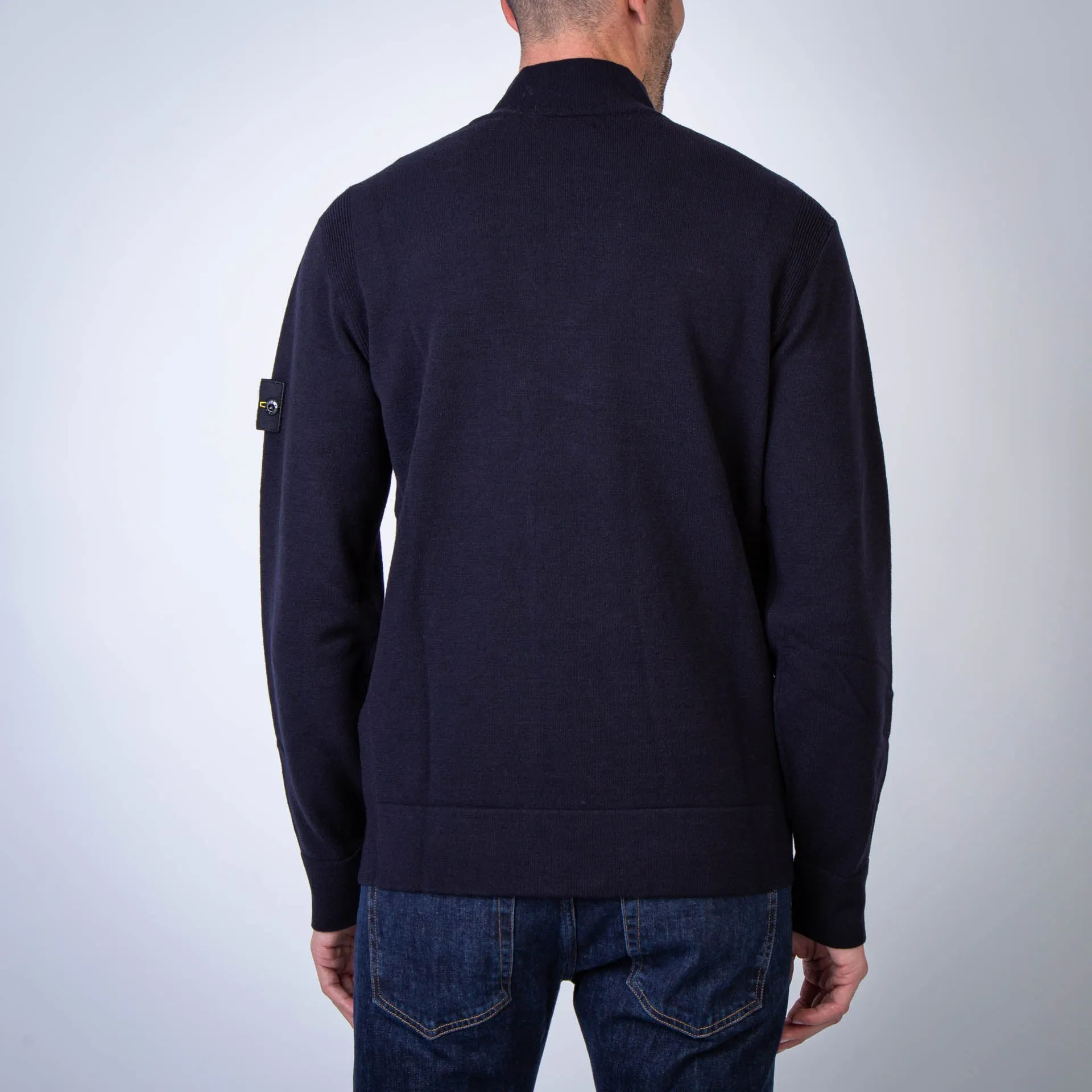 STONE ISLAND SWEATER 8115503A1 V0020 BLUE