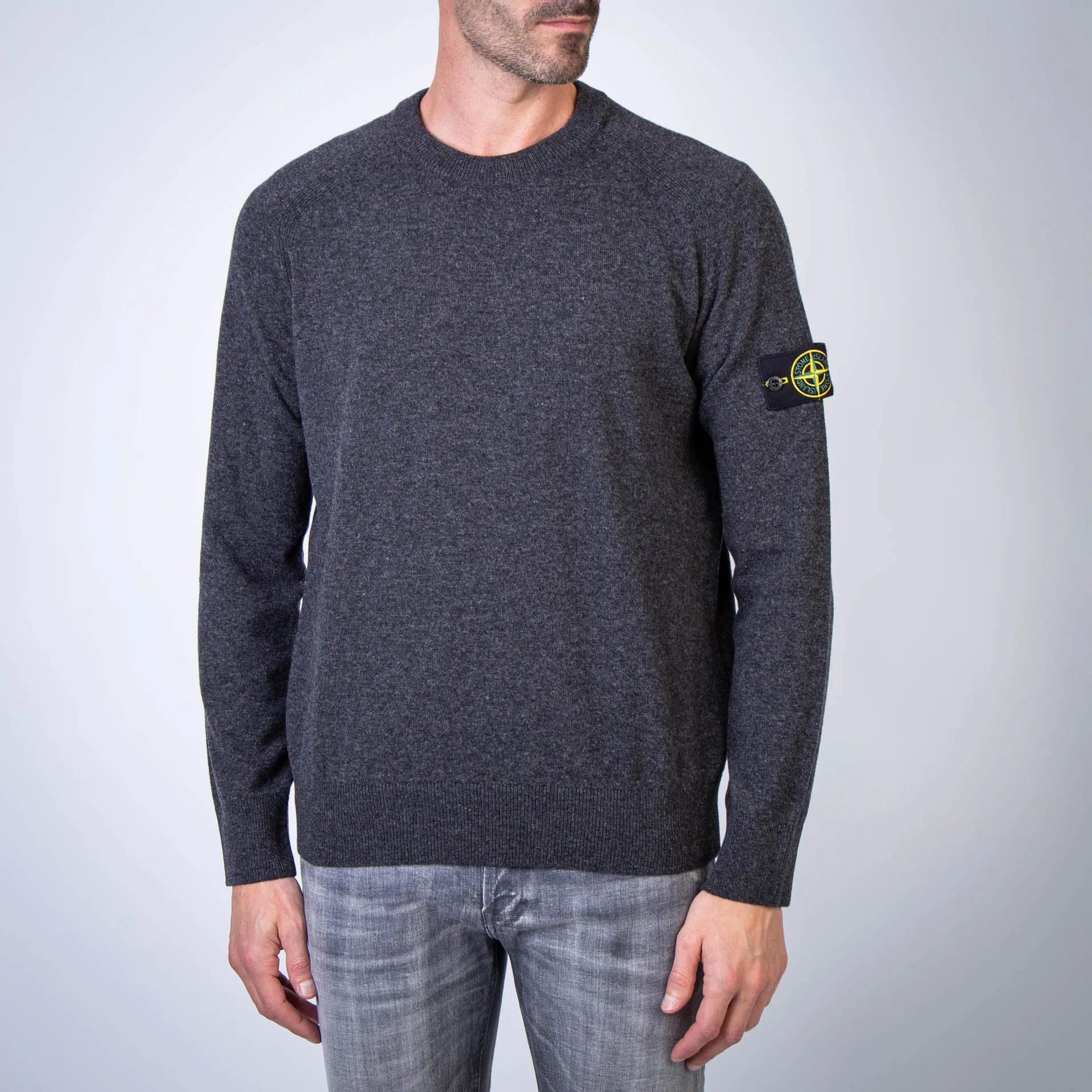 STONE ISLAND SWEATER 8115545B4 V0M62 GREY