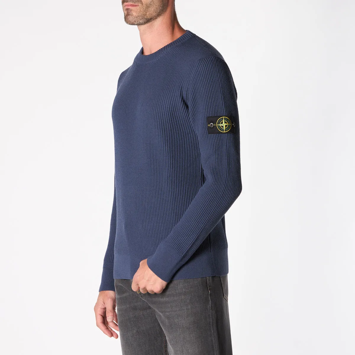 STONE ISLAND SWEATER 8115553C2 V0046 PETROLIUM