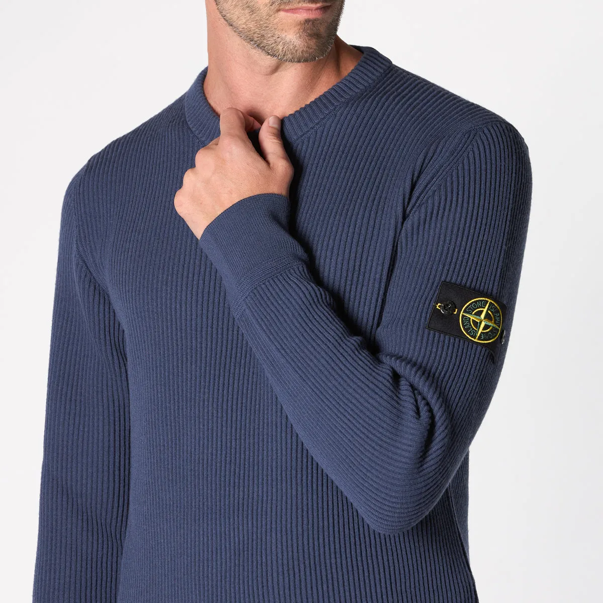 STONE ISLAND SWEATER 8115553C2 V0046 PETROLIUM