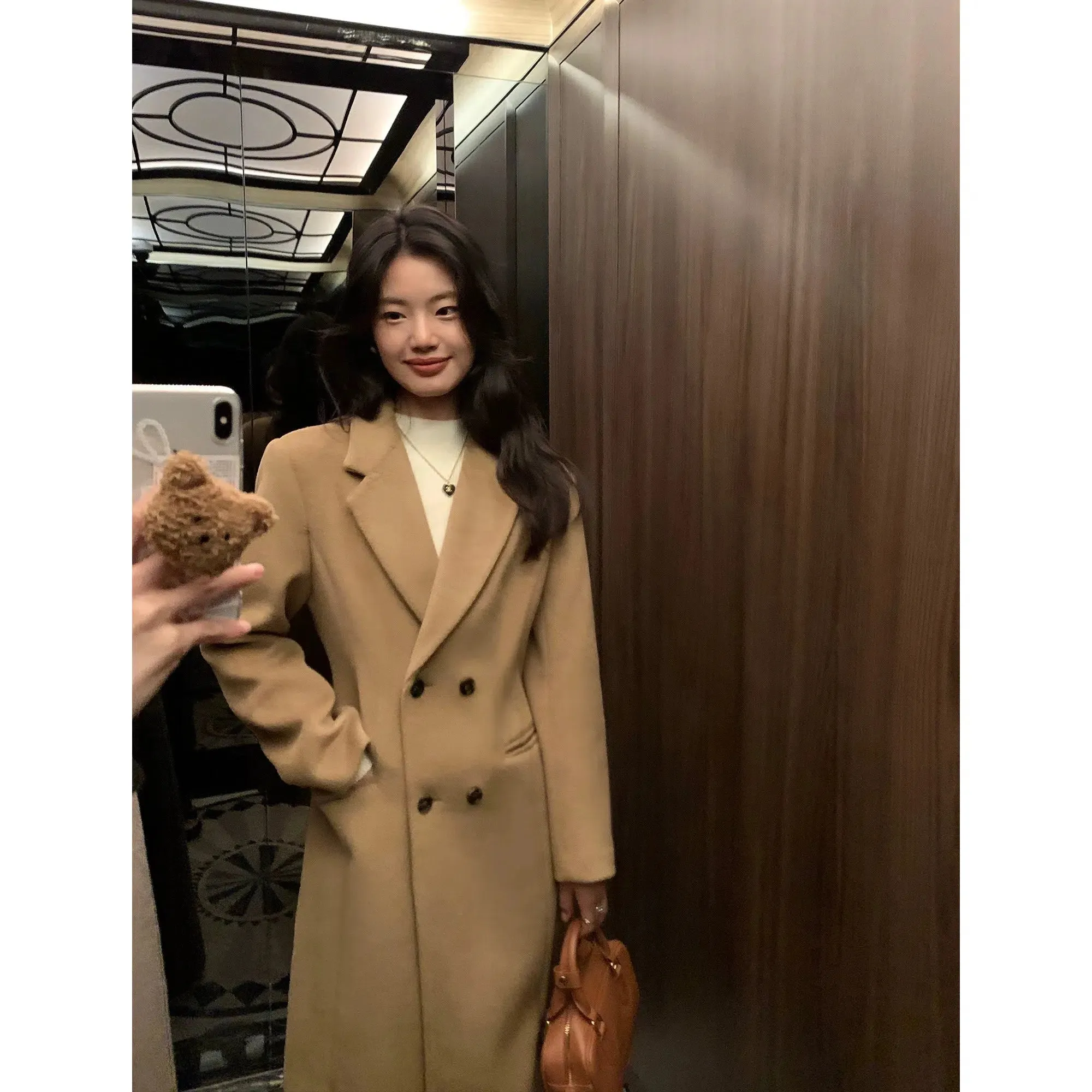 Sue Double Breasted Buttoned Trench Coat