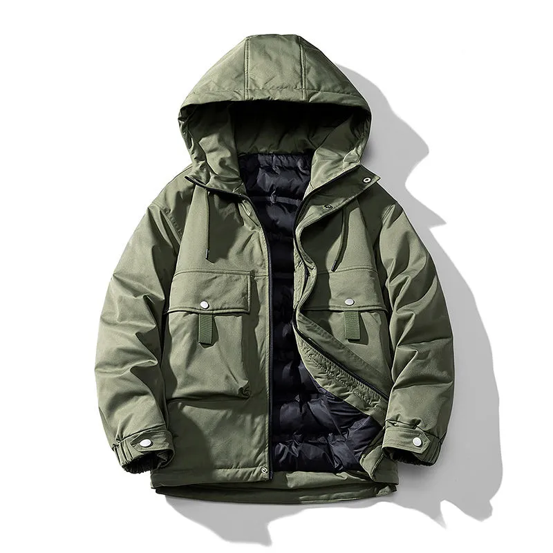 Thickened Loose Fit Versatile Puffer Jacket