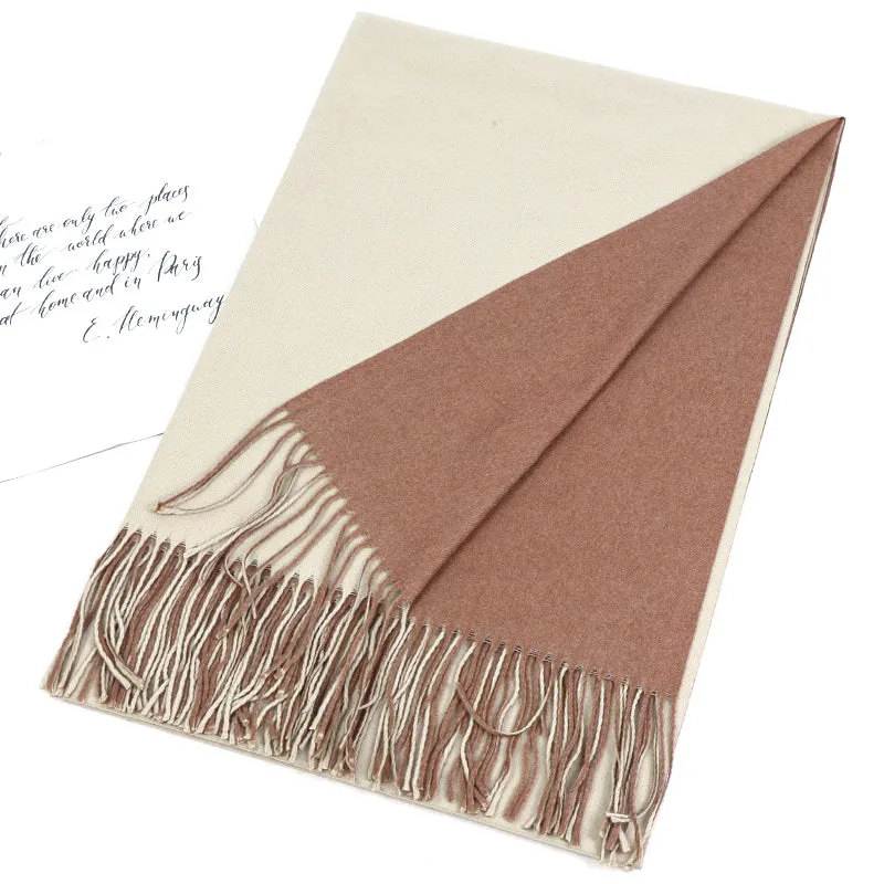 Two Tone Cashmere Scarves