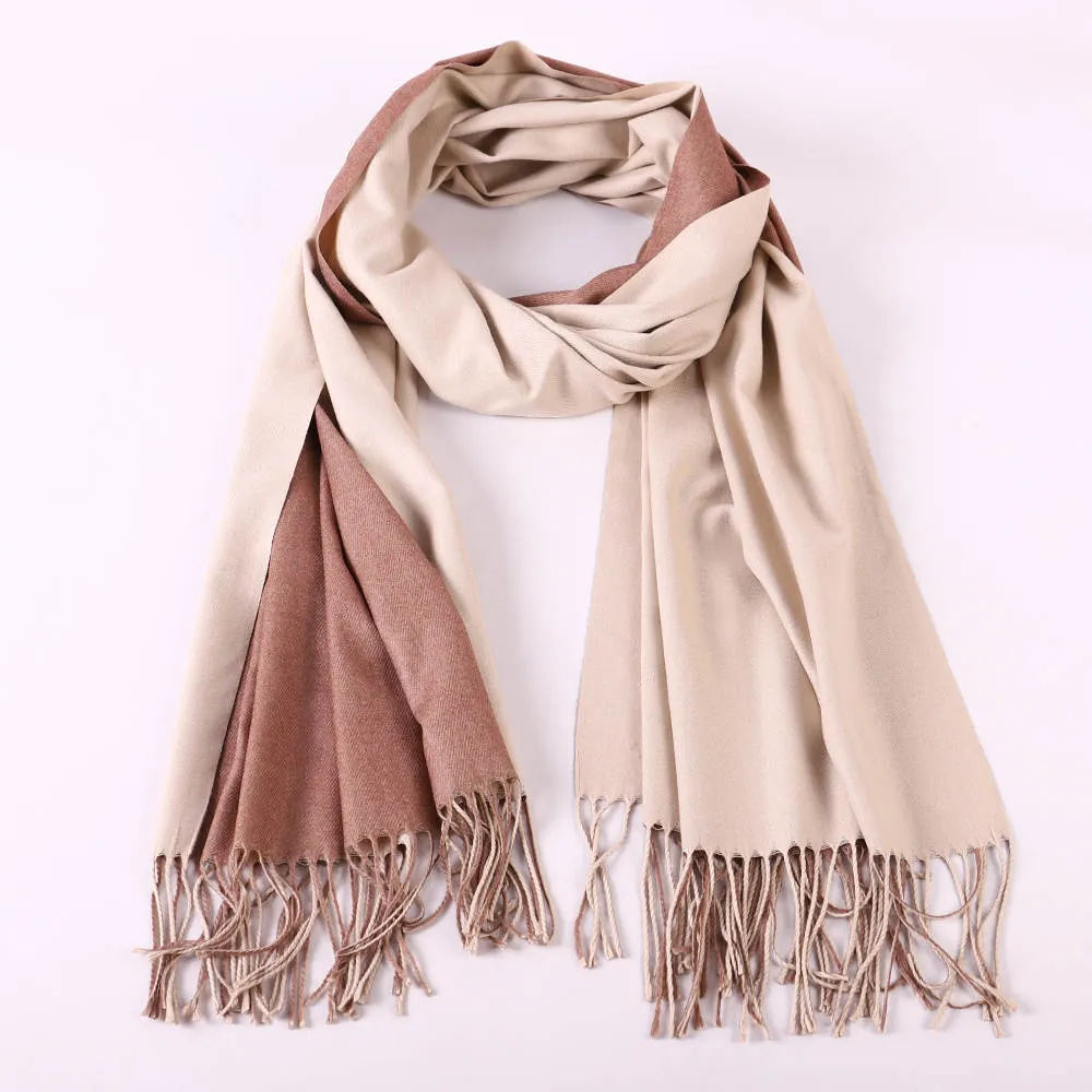 Two Tone Cashmere Scarves