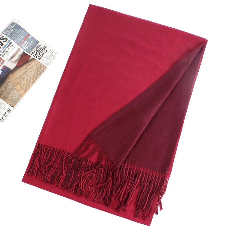 Two Tone Cashmere Scarves