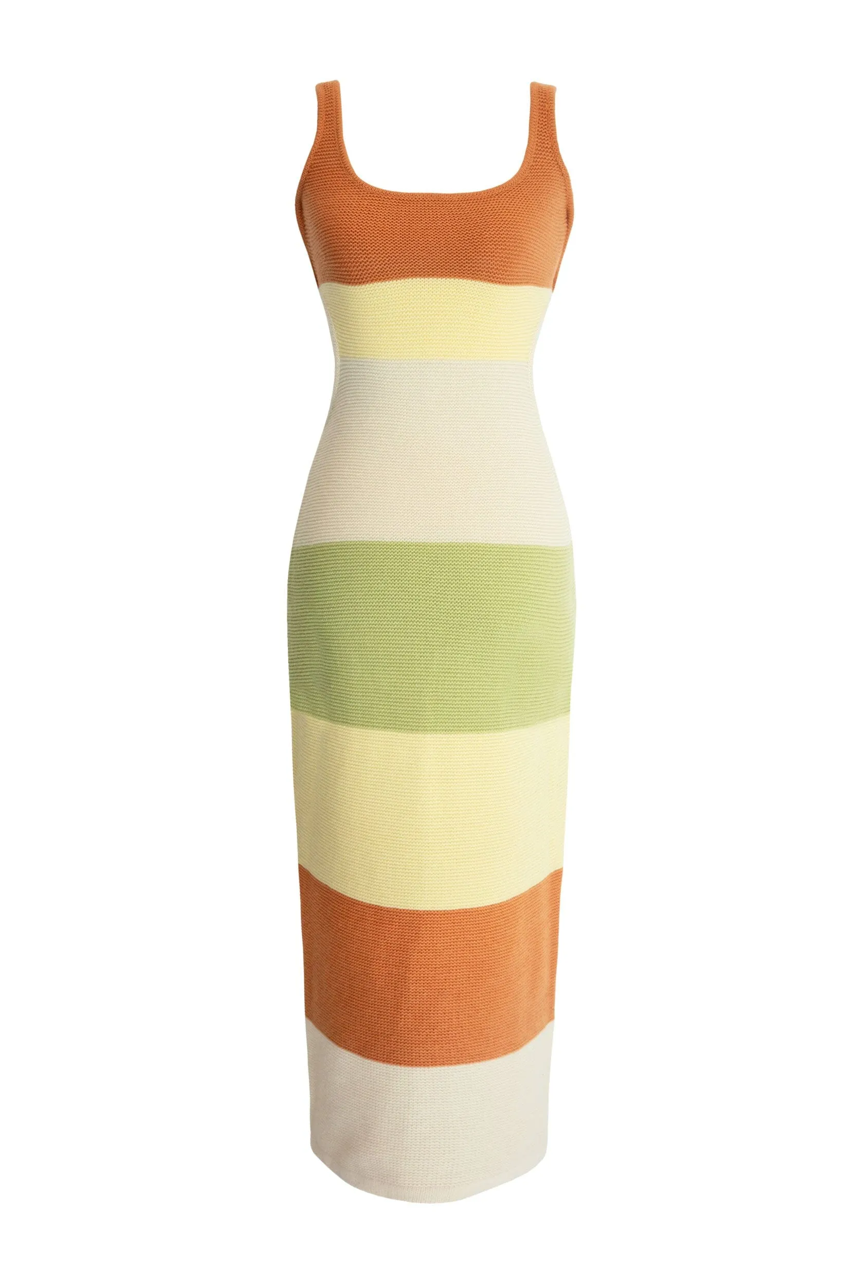 Valley Colorblock Midi Dress