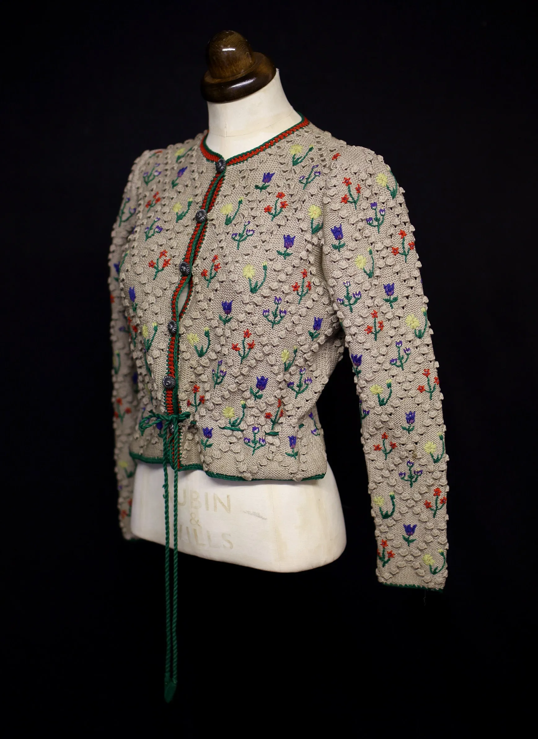 Vintage 1930s Hand Knitted Cardigan