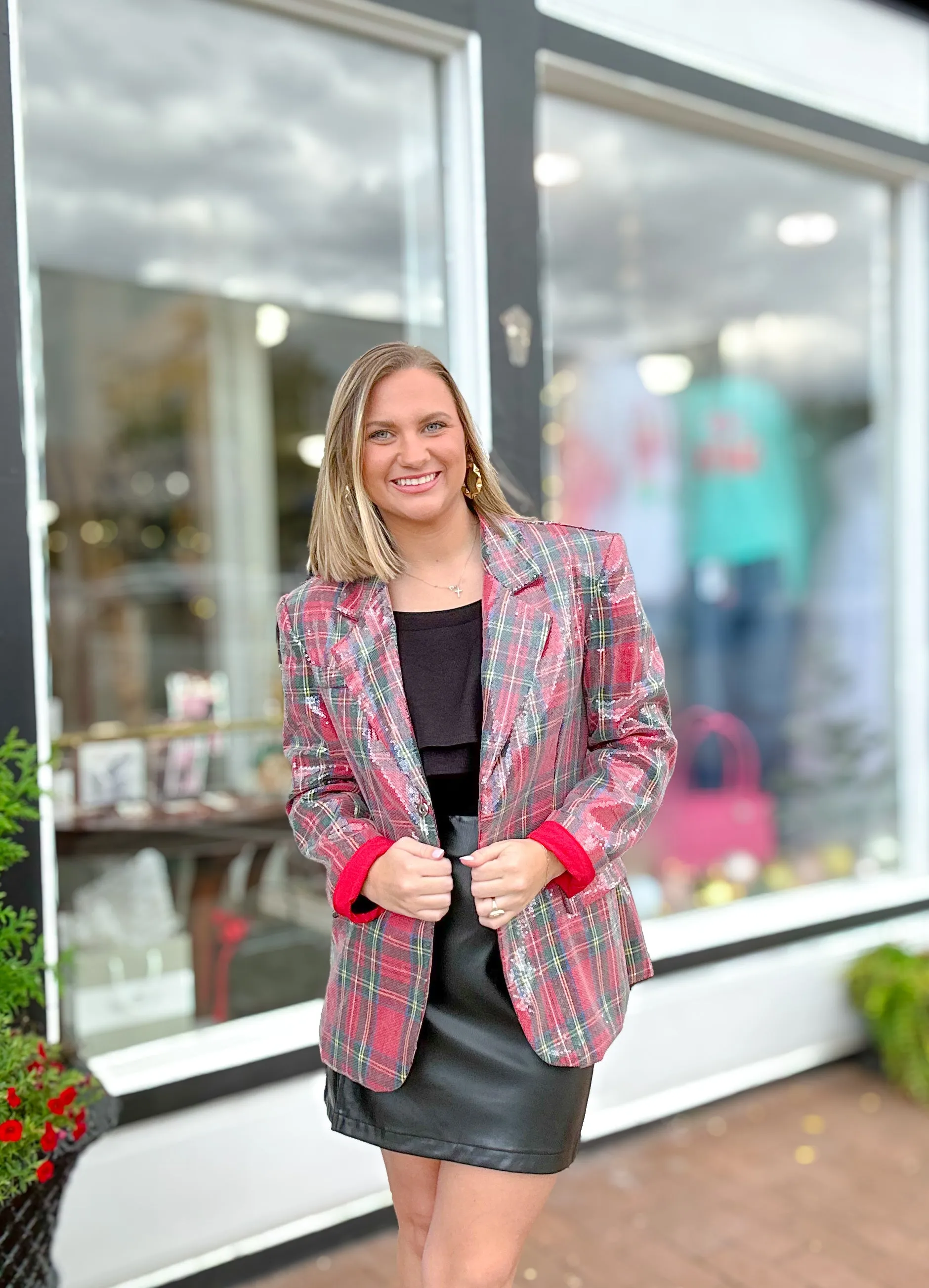 Vintage Blazer, Traditional Plaid