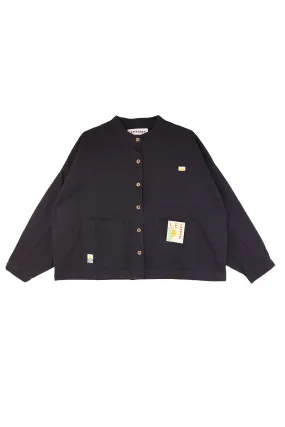 Wide Chore Coat Navy