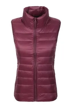 Winter Jacket  Women Vest 100% White Duck Down Vest  2015 Winter Vest Women Sexy Lovers Slim Short Jackets Parka Plus XXXL