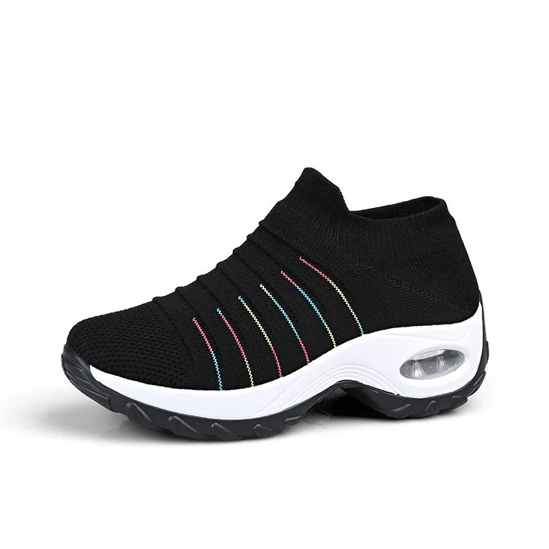 Women's air cushion joker breathable lightweight leisure sneakers