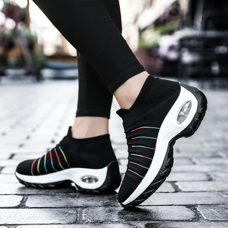 Women's air cushion joker breathable lightweight leisure sneakers