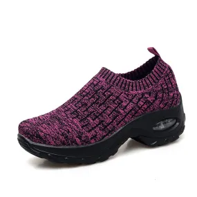 Women's Breathable Air Cushion Leisure Shock Sneakers Rubber