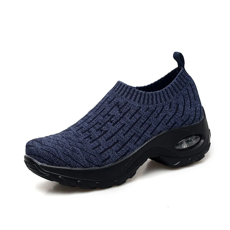 Women's Breathable Air Cushion Leisure Shock Sneakers Rubber