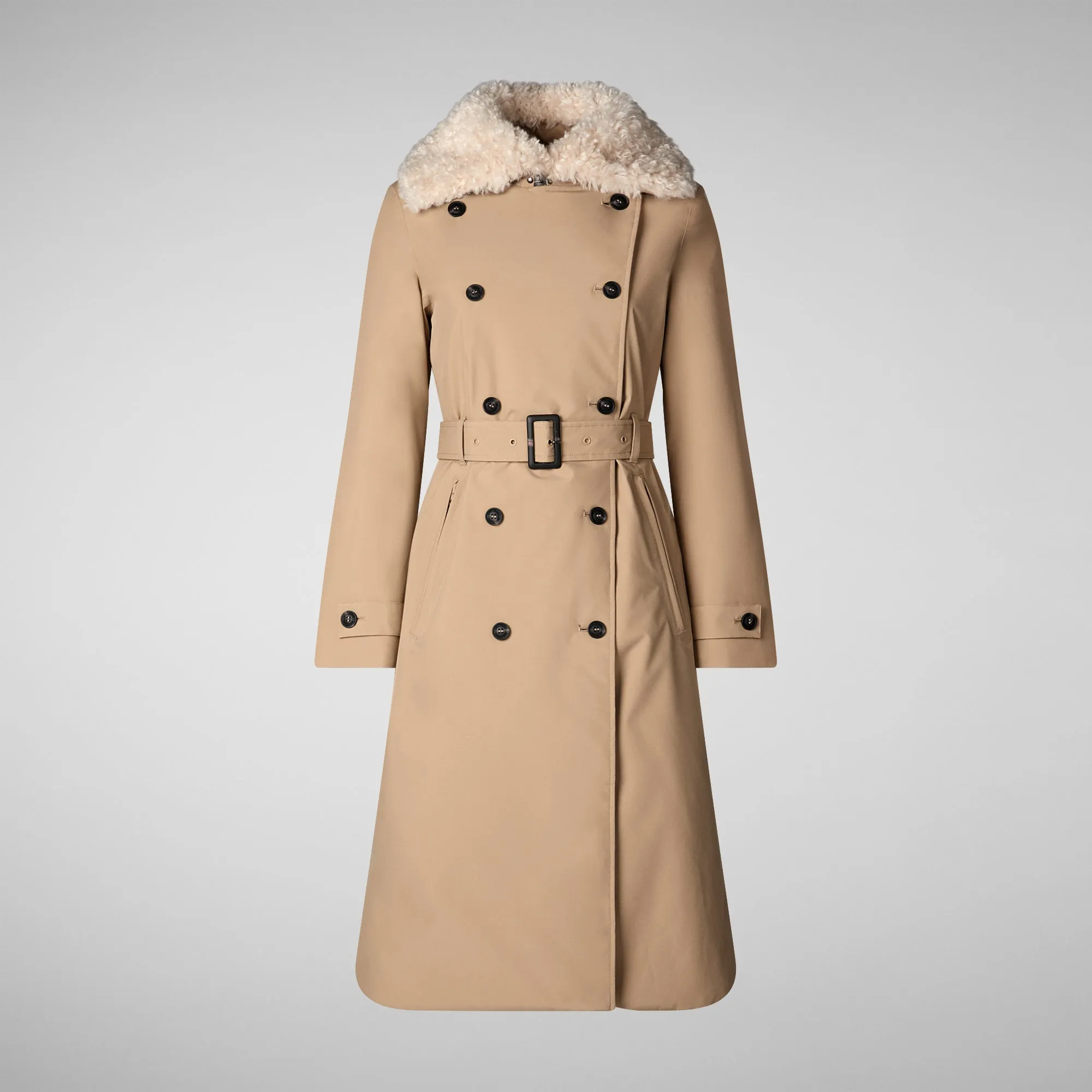 Women's coat Katrina in stardust beige