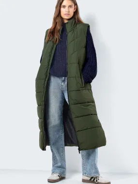 Women's Plain Puffer Coat,Dark Olive