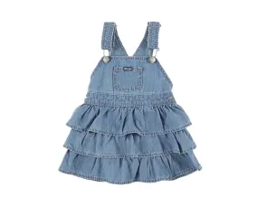 Wrangler Little Girl's Ruffle Denim Leah Skirt