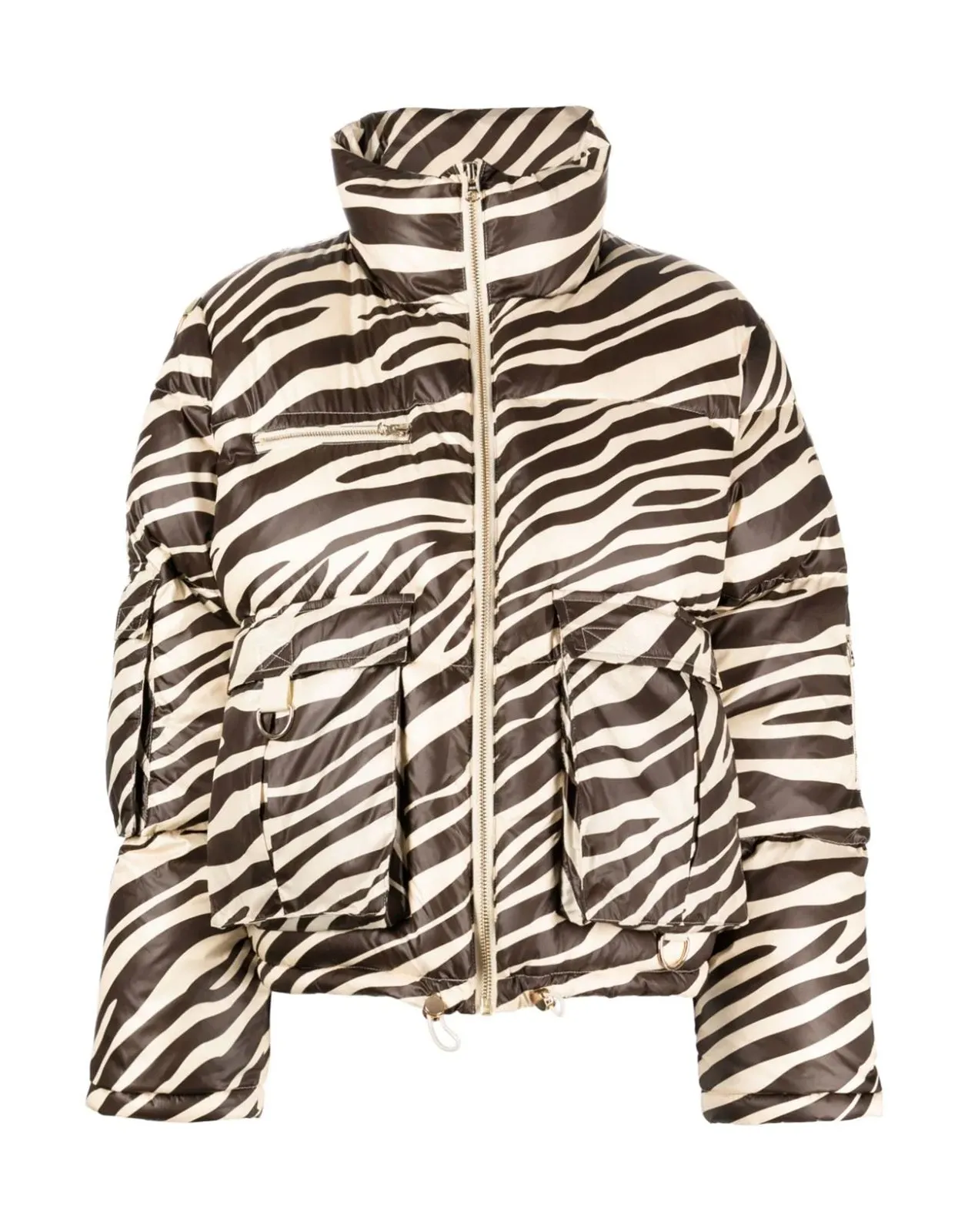 Zebra Down Puffer Jacket